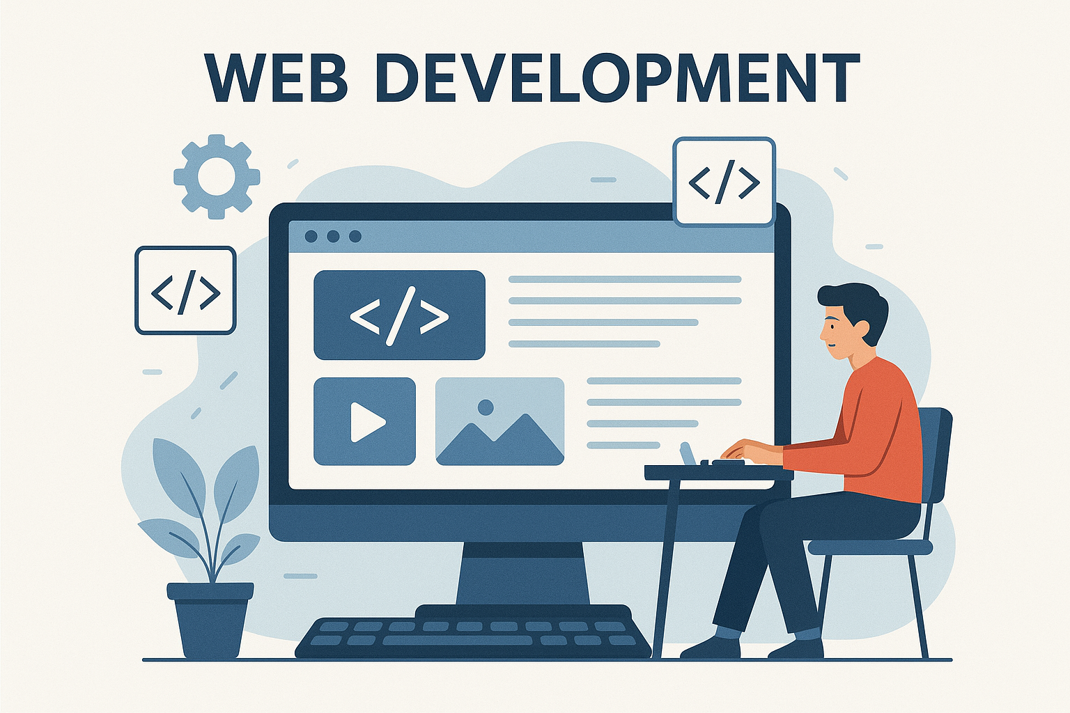 Web development tools including HTML CSS JavaScript and frameworks